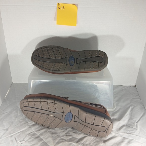 Giorgio Brutini Mens Celebrity Tassel Loafer Shoes Brown Leather Slip On Size 9M - Picture 7 of 8